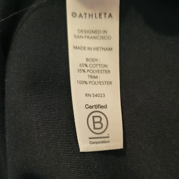 Athleta Women Gallery Top 2.0 Long Sleeve Navy Quarry Blue XS - Picture 10 of 12